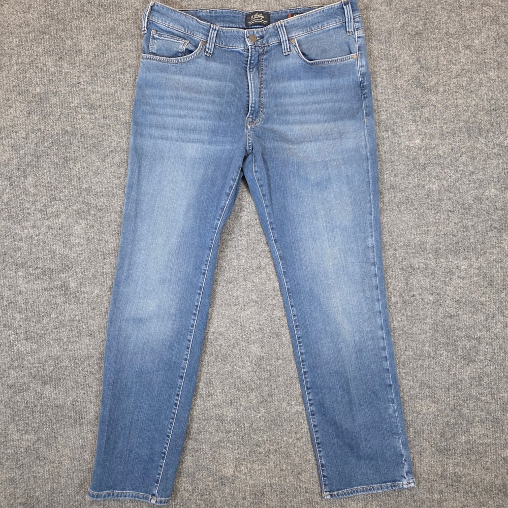 34 Heritage Charisma Jeans Men 36x31 Blue Denim Comfort Rise Straight Classic